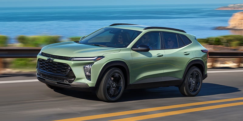 2025 chevrolet Trax driving on road